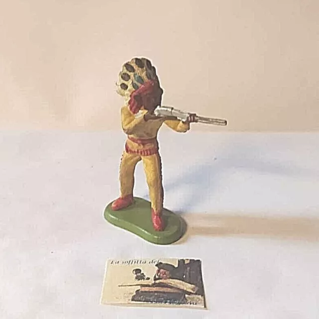 Soldatino Toy Soldier Herald Britains LTD Indiano plastica scala 1:32