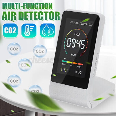 Monitor qualità aria 3 in 1 rilevatore interno di CO2 inquinamento atmosferico rilevatore di CO2 ∸