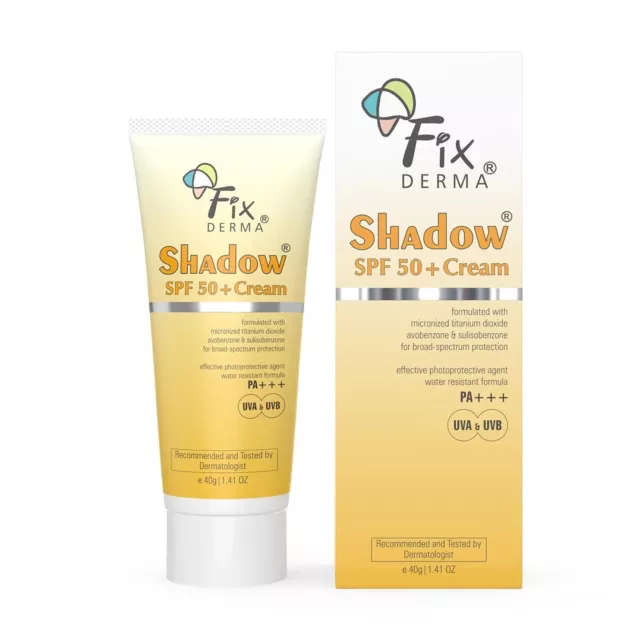 Écran solaire Fixderma Shadow FPS 50+ crème PA+++ | Écran solaire pour peau...