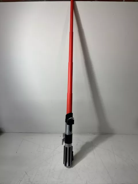 Star Wars Red Darth Vader Lightsaber LFL Hasbro 2010 Cosplay Flick out