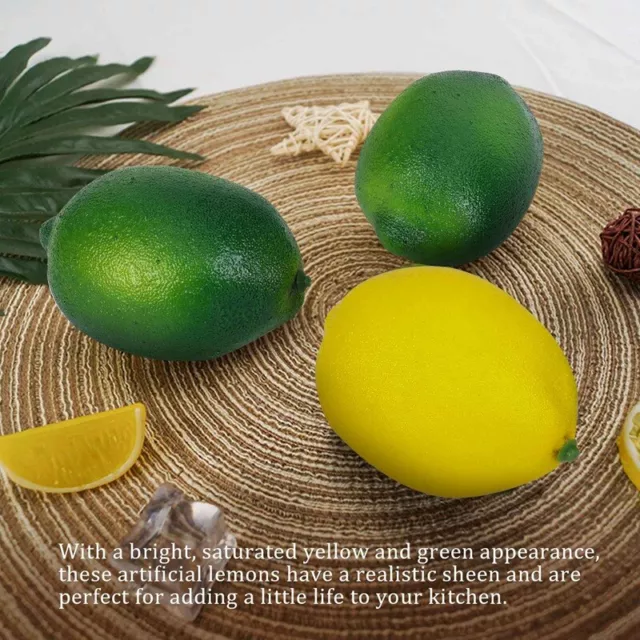 28Pcs/Set Artificial Lemons and  Fake Fruits Decorative Faux Citrus9489 3