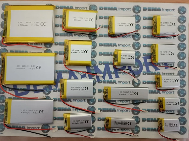 EEMB Batteria Ai Polimeri Di Litio 3,7 V 250 MAh 502030 Lipo Con - Foto 8