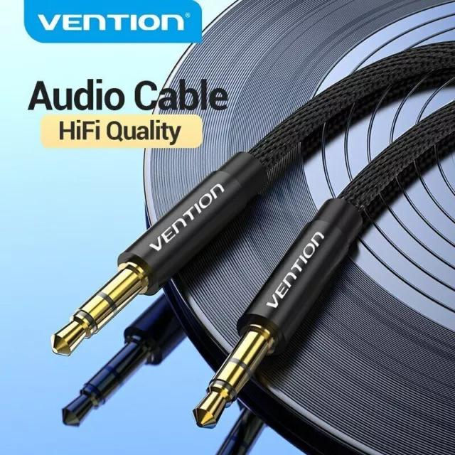 Aux Cable for Car Braided 3.5mm Male to Male Stereo Aux Cord Hi-Fi Sound Phone