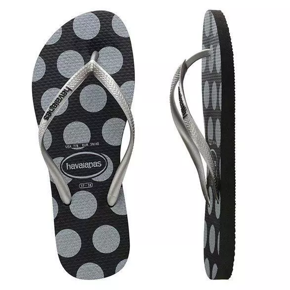 NEW Havaianas Havaianas SLIM RETRO BLACK FEMALE