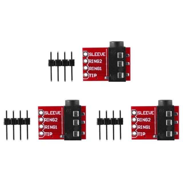 3x TRRS 3,5 mm jack board cuffie video audio MP3 professionale Ansch S9G5