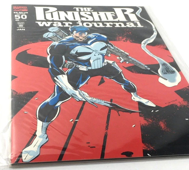 VTG THE PUNISHER War Journal # 50 50th Anniversary Volume 1 MARVEL January 1993