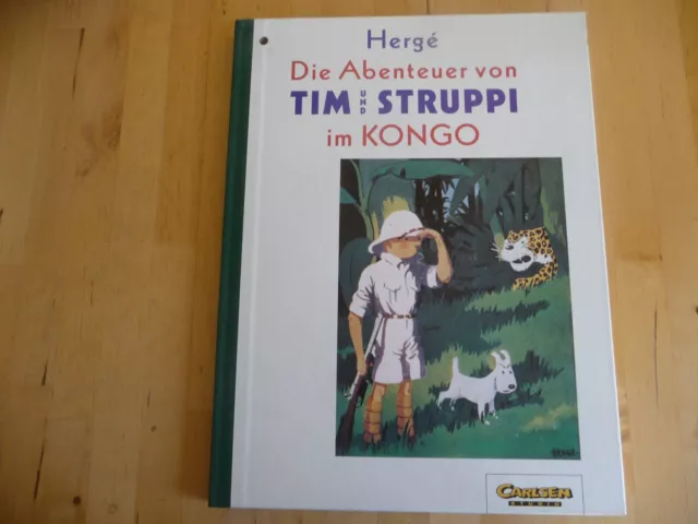 Die Abenteuer von Tim und Struppi 1 Tim im Kongo Hergé  Carlsen