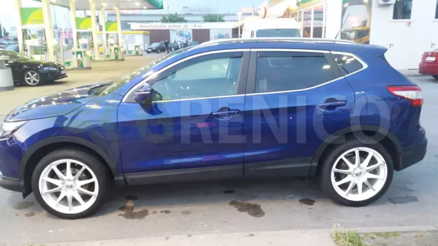 Windabweiser passend für NISSAN QASHQAI II J11 5türer 14 4tlg HEKO Regenabweiser 3