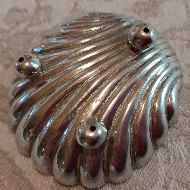 Sehr schöne seltene Muschelsaliere, 925 Sterling Silber, Chester England 2