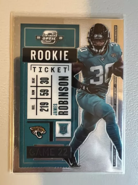 2020 Panini Contenders Optic Rookie Ticket James Robinson RC Jaguars