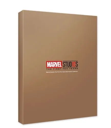 Marvel Studios 10th Years Anniversary Gold Posters Collection Limited Edition