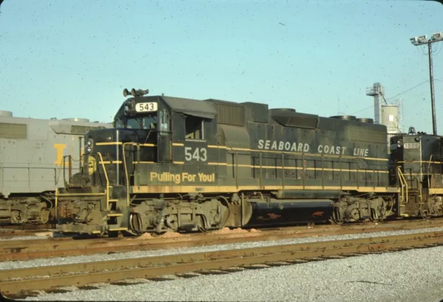 SCL Seaboard Coast Line EMD GP38 Kodachrome original Kodak Slide