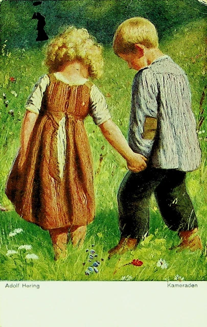 Deutschland 10pf Auf Adolf Hering Kameraden Ppc Sich Stockholm Schweden