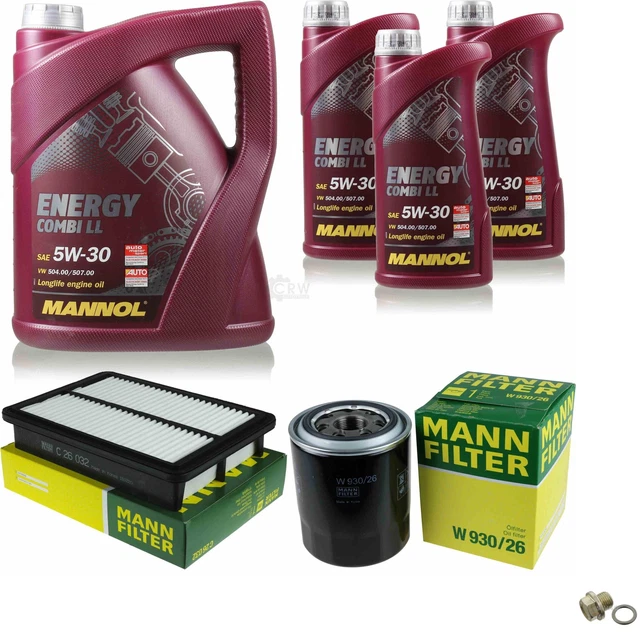 Mann - Controllo Set 8 L mannol Energy Combi Ll 5W-30 per Hyundai