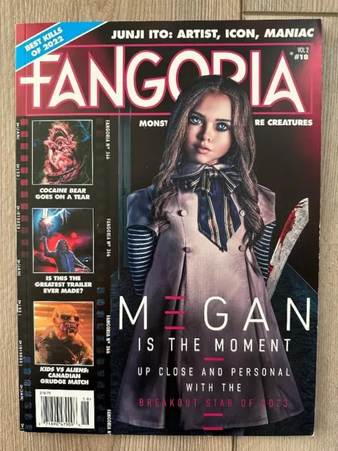 New FANGORIA Volume 2 Issue 18 HORROR Magazine M3GAN Is The MOMENT Leatherface