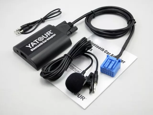 Yatour A2DP Bluetooth Car Adapter CD Changer For Honda Acura Blue 2.3Plug Radio
