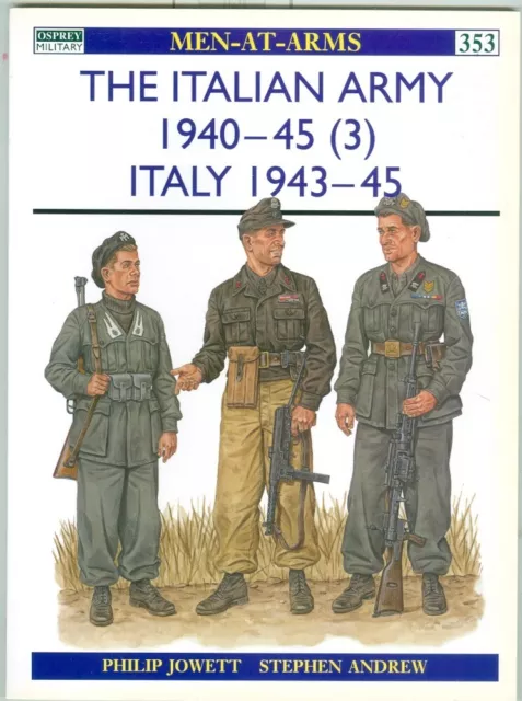 Osprey-WWII-Europe 1943-Axis & Allied-Italian Army-Uniforms-Insignia-Service!