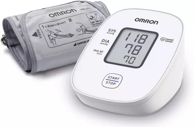 OMRON X2 Basic – Automatic Upper Arm Blood Pressure Monitor | Memory Function