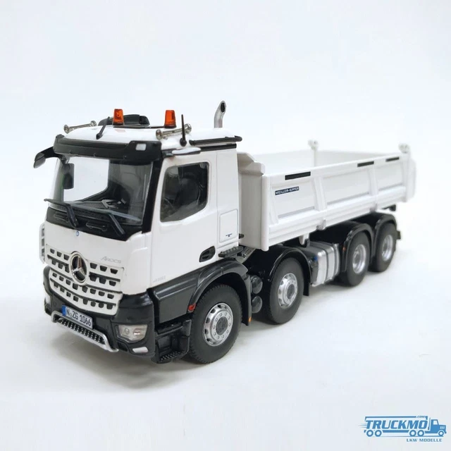 NZG 1/43 - Véhicule D'exposition Mercedes-Benz L319 Liebherr - Réf. NZG688
