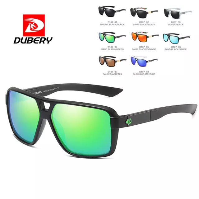 DUBERY Men Retro Vintage Polarized Sunglasses Driving Eye Glasses Outdoor Shades