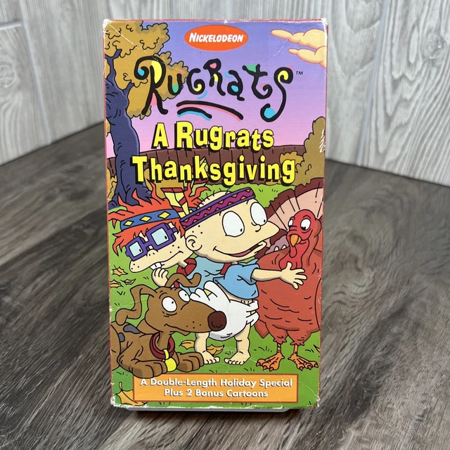 RUGRATS A Rugrats Thanksgiving (VHS, 1997) Nickelodeon Orange Tape