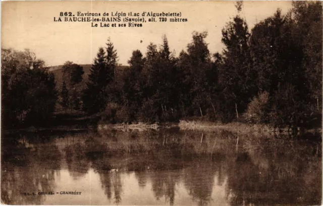 CPA Env. de LÉPIN Lac d'AIGUEBELETTE - La BAUCHE-les-BAINS (651567)