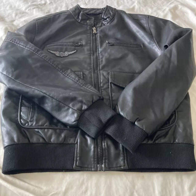 bomber jacket Harley Davidson Mens leather