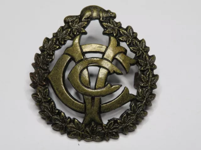 Canada CEF WW1 Cap Badge The Canadian Army Veterinary Corps