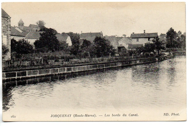JORQUENAY Haute Marne CPA 52 the edges of the canal
