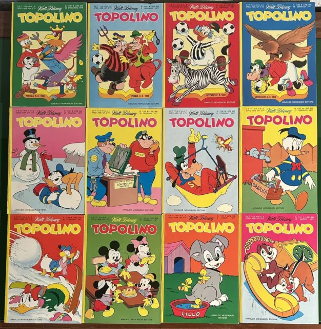 Topolino Walt Disney Sequenza Completa 1100-1199
