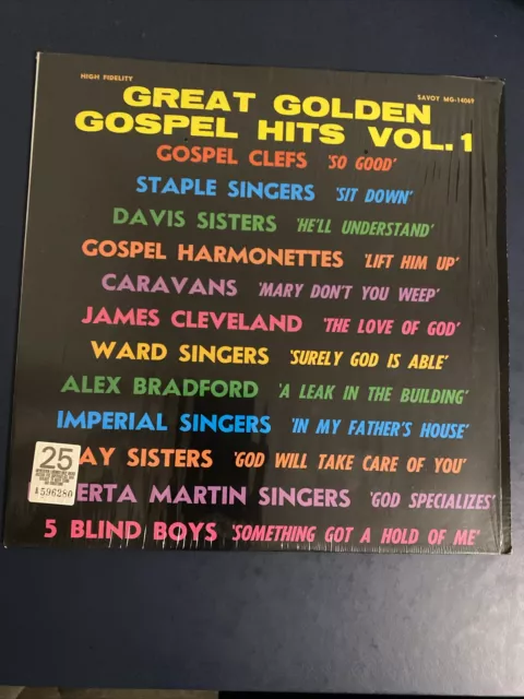 Various - Great Golden Gospel Hits Vol. 3  Vinyl LP Funk Soul  Savoy Records