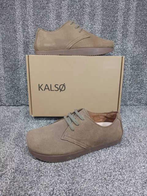 NEW Kalso Earth Shoes 9.5 Faroe Lokah Tan Negative Heel Sneaker Vintage Style 42