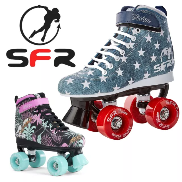 SFR Vision Canvas Kids Quad Roller Skates