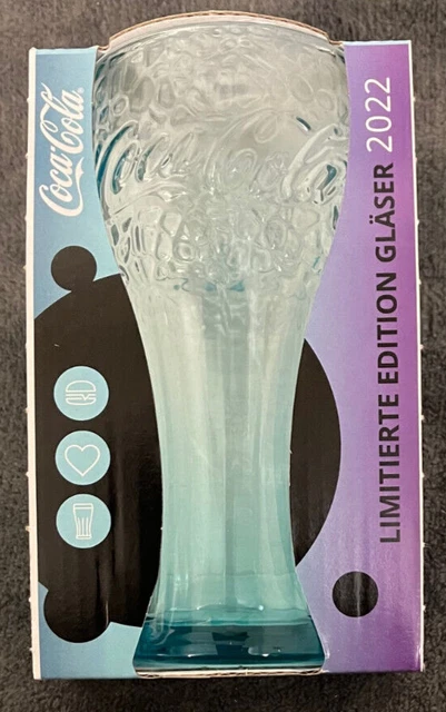 Mc Donalds Coca Cola Glas 2022 "Glas Aqua" Limitierte Edition - NEU