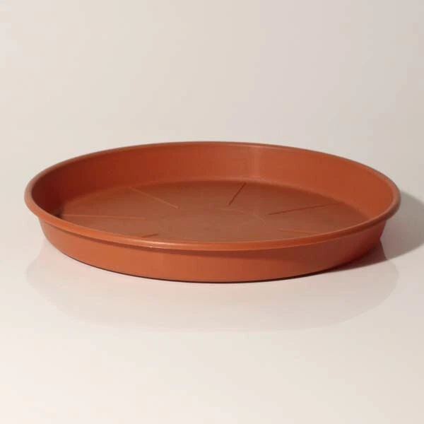 ROUND TERRACOTTA PLASTIC Plant Pot Saucers Water Trays Sizes Available