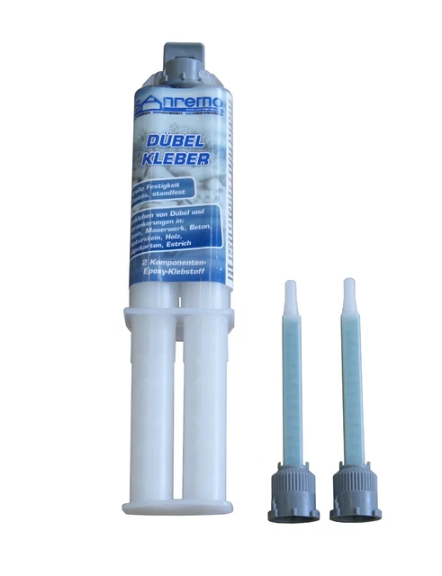 10x Sanremo Espiga Pegamento 25ml+ 40 Mischdüsen Resina Epoxídica Epoxy