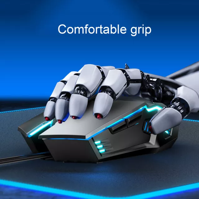 Gaming Mouse Mechanical Control Wide Compatibility Computer Gaming Mouse Rgb