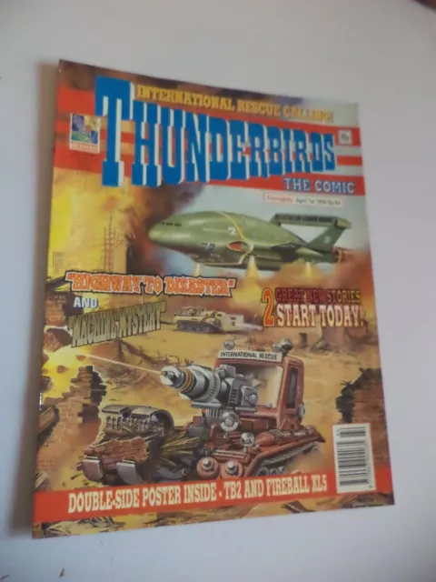 Thunderbirds The Comic Magazine No 64 Old Vintage Magazine 1 April 1994