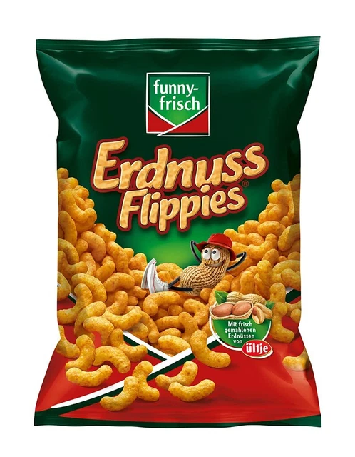 Snack arachidi flippies divertenti freschi classici flips 10x 200 g NUOVO MHD 10/23 Snack arachidi flippies divertenti freschi classici flips 10x 200 g NUOVO MHD 10/23