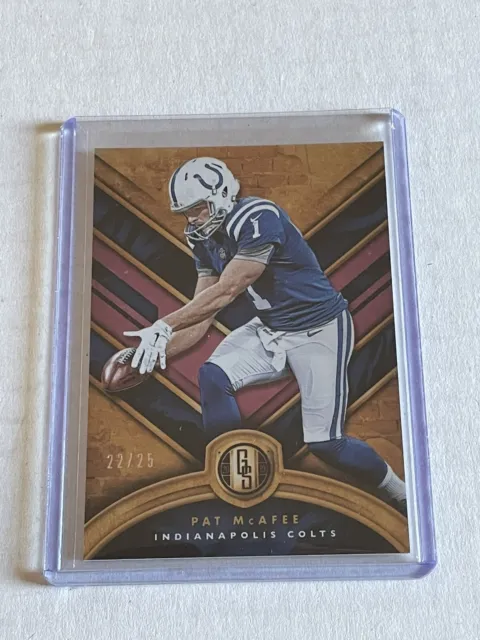 Panini Gold Standard #120 Pat McAfee 2019 #'d/25 raro SSP ESPN WWE