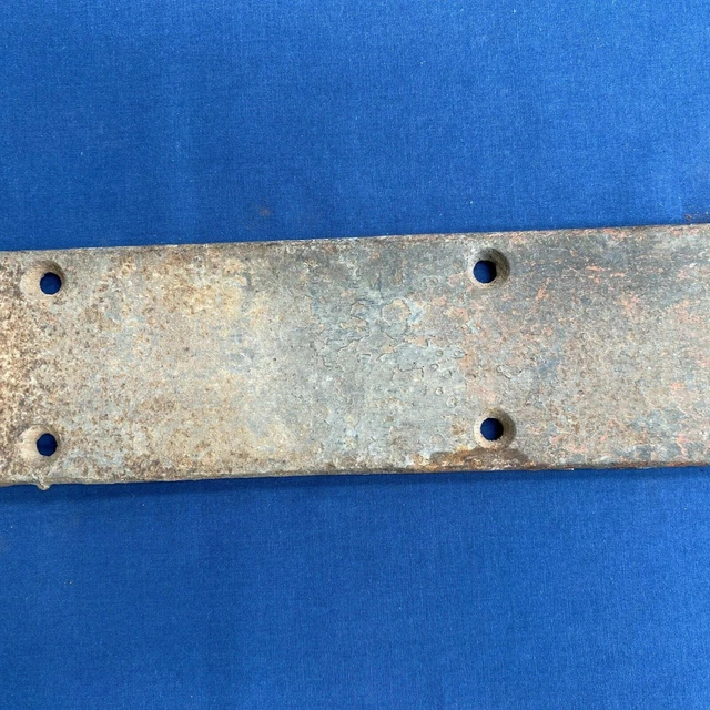 Vintage Antique Extra Heavy Cast Iron Barn Door Shed Strap Hinge 20 1/2" 3