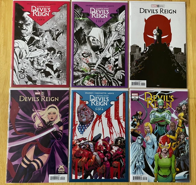 Devil’s Reign #1-6 (2021) Complete Set - Variants ~ NM