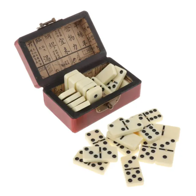 Double Six 28 Piece Dominoes Set Classic Entertainment Family Game