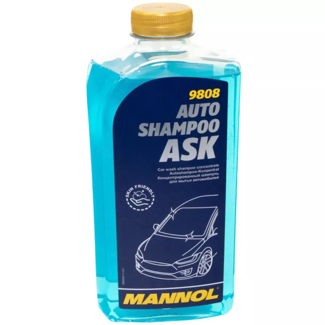 Champú Del Coche Brillo Colada 1 Litro Automóvil Preguntar Lavado de Mannol 9808