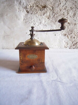 ANCIEN MOULIN A Cafe Peugeot Freres Calotte Laiton EUR 40,00