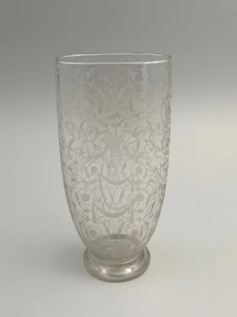 Vase Baccarat En Cristal Xix Eme Taille A La Meule Modele Michel Ange H242