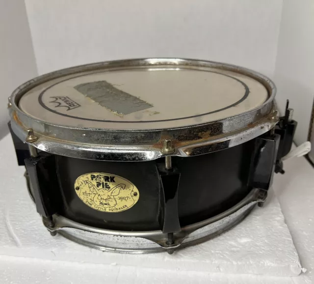 Pork Pie “The Little Squeaker” 12” Snare Drum As Is Black