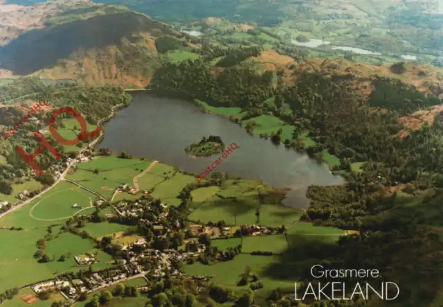 Picture Postcard; Grasmere, Aerial View