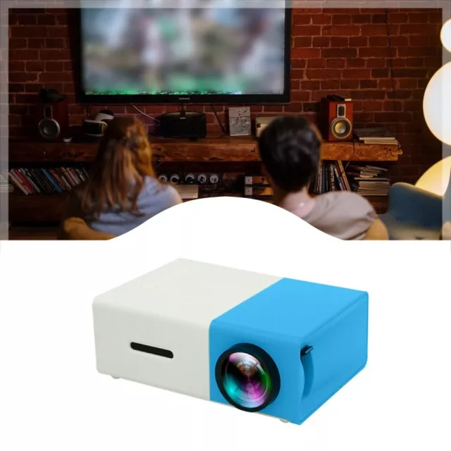 Mini Beamer Heimkino LED Projektor HD 1080P HDMI Multimedia Tragbar Taschenkino