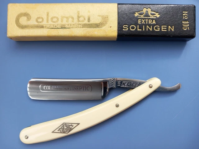 Colombi 105 Extra Solingen,razor,rasoir,coupe Choux,rasoio Vintage